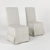 Classic Home Melrose Upholstered Dining Chair Set Of 2 Natural Model 53051403